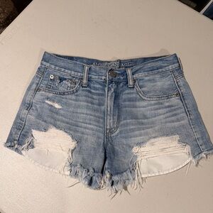 American Eagle festival jean shorts
